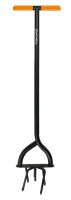 New | Fiskars Steel Long-handled Tiller 40" Long | For Gardening / Weed Pulling