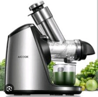 New | AICook Cold Press Juicer | Model # SJ-Z1 * Retails For $69 *