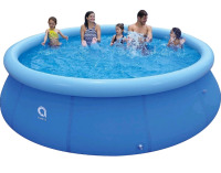 New | Avenli Family Inflatable Swimming Pool W/ Thick Paddling Pool | Measures 12ft X 30" ( 5377L ) | For Kids Adults & Toddlers | * Retails For $ 119.99 *