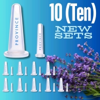 10 (Ten) New PROVINCE APOTHECARY Sculpting + Toning 2-Piece Facial Cupping Sets | A $320 Retail Value!