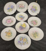 10 Bareuther Waldsassen Floral Plates - Bavaria Germany - 2