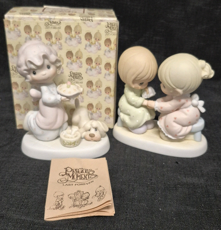 2 Precious Moments Figures 5 to 5.25" Tall