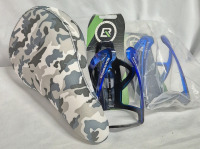 New Beastern Bicycle Seat Camo & 2 Rockbros Bicycle Water Bottle Holders