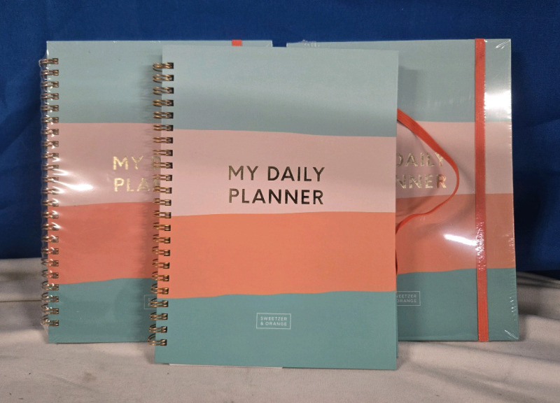 3 New | My Daily Planner Books | 6.5" x 8.5" |