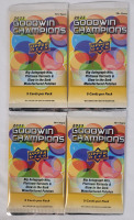 2023 Upper Deck Goodwin Champions All-Sport Trading Card Sealed Packs . Four (4) Packs