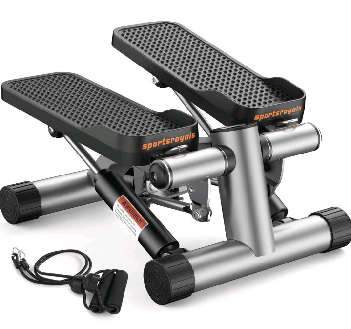 New | Sportsroyals Stair Stepper W/ Resistance Bands * Retails For $130+ *