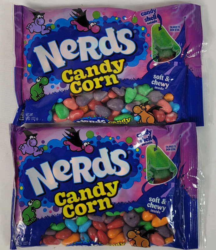 New - 2-Packs NERDS Candy Corn Candy . Best Before May 2025
