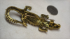 Sparkling Rhinestone Crocodile Brooch - 5