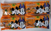 New - 4-Packs DISNEY Multipack Size GUMMIES . Grape , Orange & Green Apple Flavor . Best By 04/20/2026