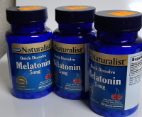 3 new 5mg Quick Dissolve Melatonin 5mg | 90 microlozenges per bottle
