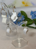 Two Pairs Toilet Paper Asymmetrical Earrings Quirky & Bold Pierced Earrings - 5
