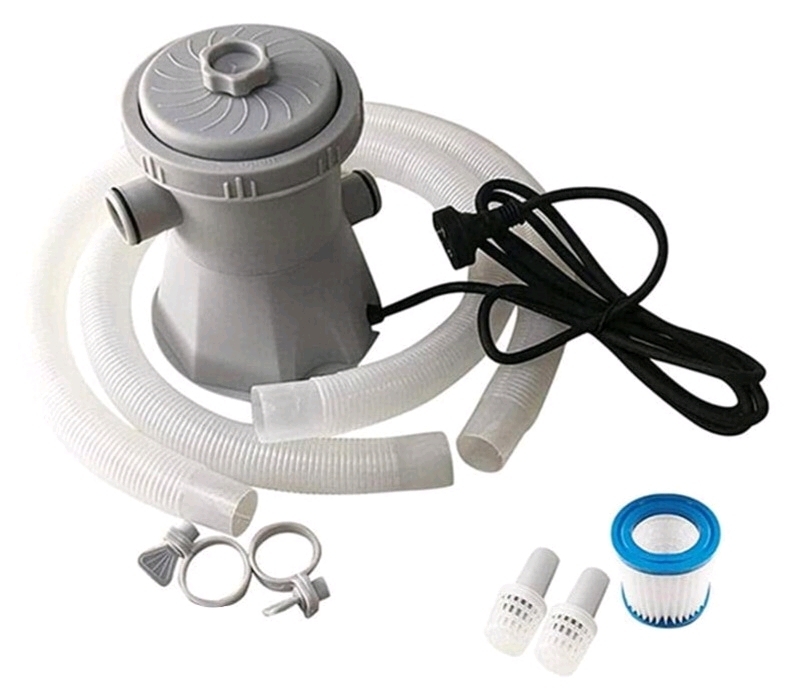 New - 300gal. Above Ground Pool Filter Pump . Box has some bend damage, does not effect product in box