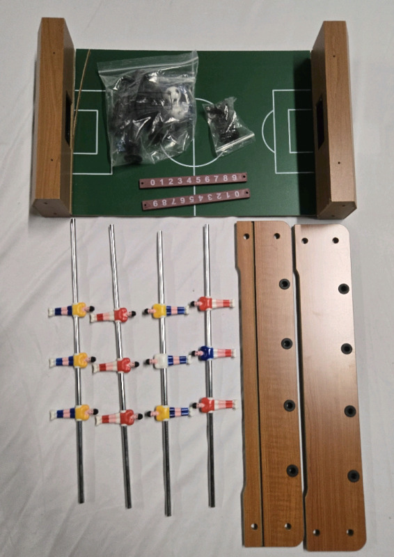 Hey Play! Mini Tabletop Foosball Game ( Measures 16" x 12" ) | For Ages 3+