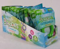 New - 21 PIC Bugables Citronella Coil Wristbands . 1 Size Fits All . Five (5) Different Colors