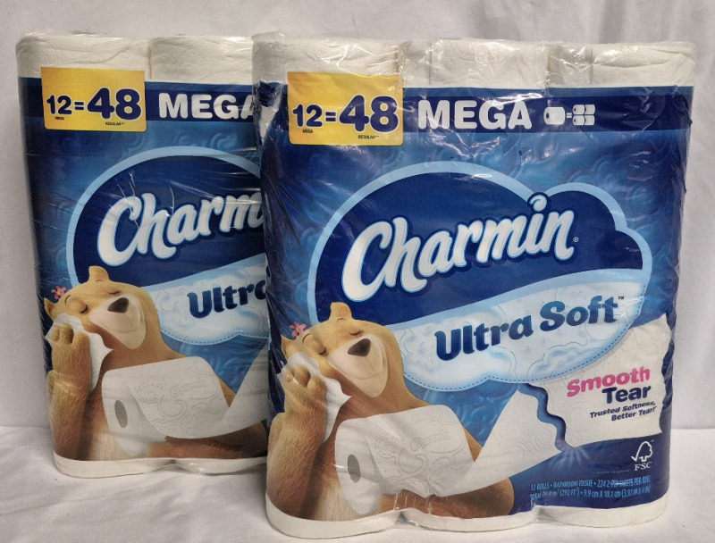 24 Large Rolls Charmin Toilet Paper