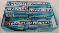 10 New Wrigley's Freedent Spearmint Flavoured Chewing Gum. 15 Stick Per Pack. Best before January 2nd 2025.