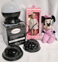 New Kid's Toy Lot - Minnie Mouse, Lori Doll and USB Night Light Dinosaurs & Vehicles