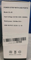 3 New | Home Indoor Lot Includes; 2 Replacement Filters & Power Strip With USB Ports | * Lot Retails For $60+ *