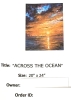 New LEONID AFREMOV Custom Made Oil Painting Recreation "Across the Ocean" 20" x 24" with Certificate of Authenticity. - 5