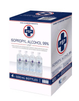 4 New | Psp Isopropyl Alcohol 99% | 4- 500ml Bottles