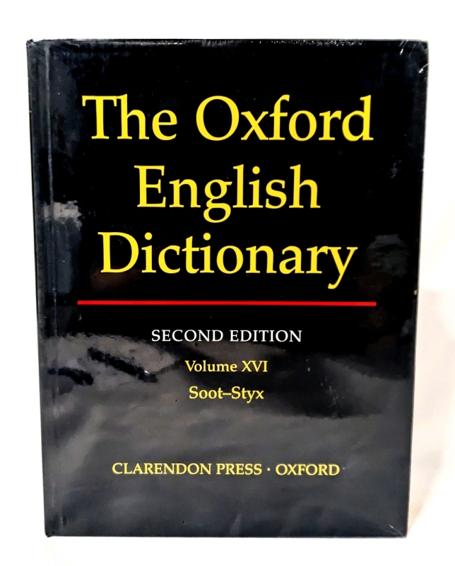 New "The Oxford English Dictionary" Second Edition Volume XVI Soot-Styx (Hardcover)