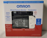 New - OMRON Platinum Blood Pressure Monitor, Upper Arm Cuff, Digital Bluetooth Blood Pressure Machine . Retail $100