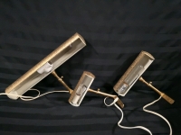 3 Vintage Wall Art Lights - Working