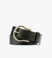 New Women's Cole Haan Leather Black Belt sz XS Retails for $70