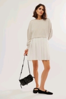 New Free People sz XS ELEANOR SWEATSHIRT Dress - OB165440 Retails for $128