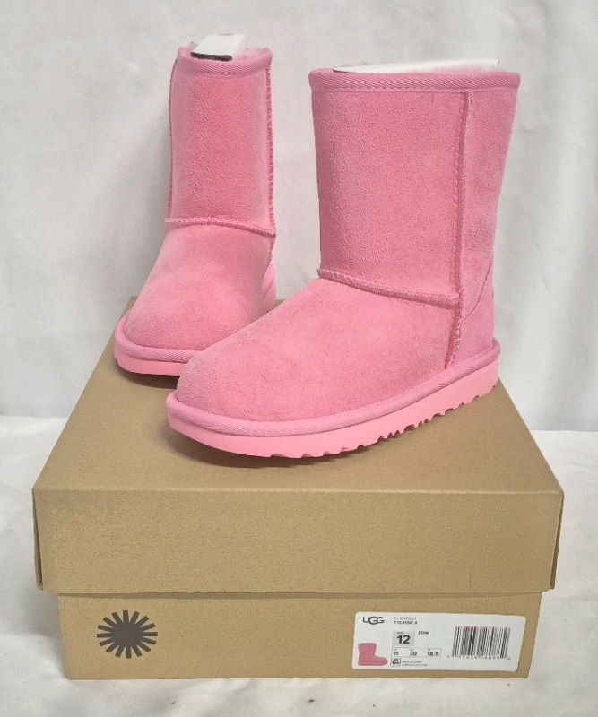 New UGG Kid's sz 12 Pink Boots - Retails for $118