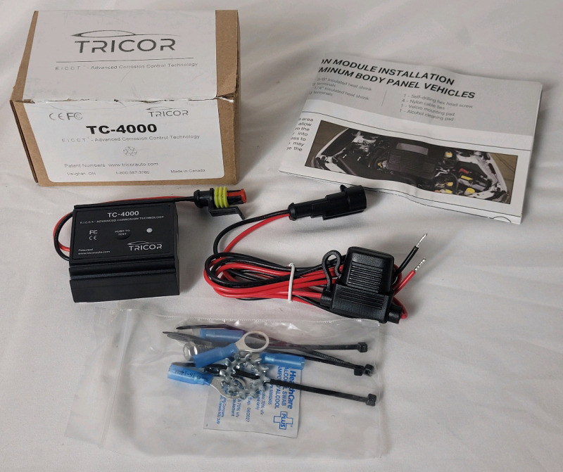 New - Tricor TC-4000 Automotive E.I.C.C.T Electromagnetic Advanced Corrosion Control Technology Rust . Retail $140