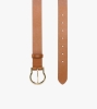 New Women's Cole Haan Leather Tan Belt sz Medium Retails for $70 - 2