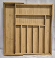 New Bamboo Drawer Organizer