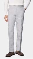 New Suitsupply Light Grey Brescia Trousers sz 32 Retails for $249 Slim Leg Straight Pants