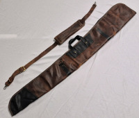 Leather Rifle Bag - Monogramed - Great Condition