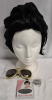 New Youth Nurse Costume sz 12yrs & New Elvis Wig, Sunglasses and Chain - 2