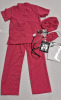 New Youth Nurse Costume sz 12yrs & New Elvis Wig, Sunglasses and Chain - 3