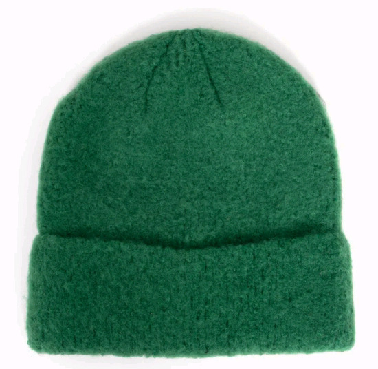 New | Sarta Warm Green Knitted Winter Hat