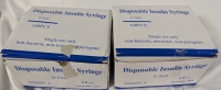 200 Disposable Insulin Syringes. I.5ml. expires 03/31/2029