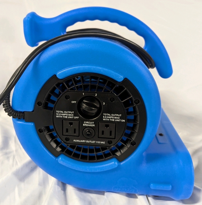 New B-Air Air Mover High Velocity Fan. In Excellent Condition. Tested Working. Damage to Box from transit.