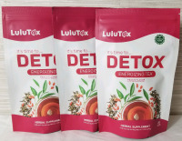 3 packs of NEW LULUTOX Detox Energizing Tea Peach Flavor 28 bags per pack