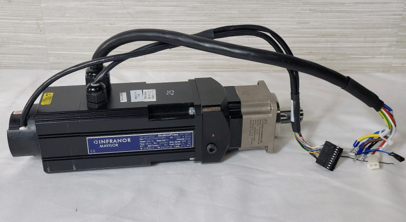 As Is - Infranor Mavilor Servo Motor Xtrafors Prime FP-0207 , P/n FP0207900999B9 . Untested , As Is