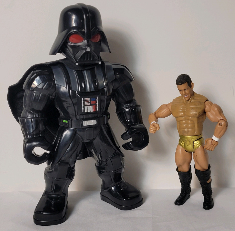 Darth Vader 10" Action Figure & 2003 WWE Ted Dibiase Jr Action Figure