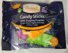 New - 4-Packs Sweet Smiles CANDY STICKS w/DIPPING POWDER . Grape , Green Apple & Orange Flavors . 12 Per Pack , 48 Total . Best Before 08/18/2025 - 2