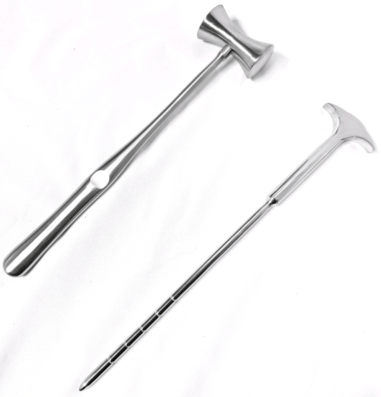 Lobotomy Instrument Set : Pick & Hammer | 9.5" - 10.5" Long