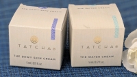 2 New TATCHA Skincare Samples : The Dewey Skin Cream & The Water Cream (5ml ea)