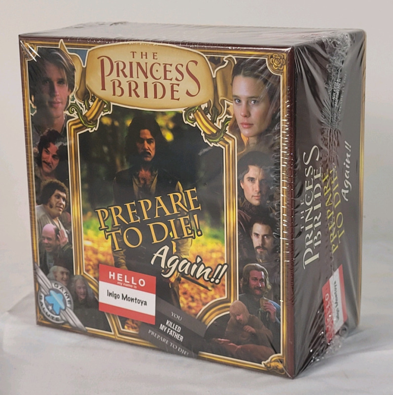 New , Sealed - The Princess Bride : Prepare to Die! Again!! Board Game . 3-10 players , 15 minute game time