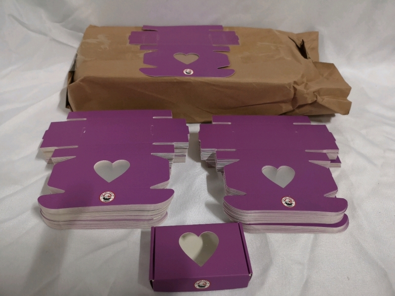 175+ New Jewelry Boxes - Heart in Purple