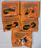 5 New Packs Melster Candies Peanut Butter Kisses Taffy . Best By June/2025