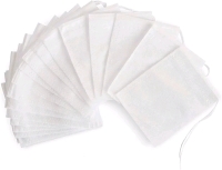 400 New Disposable Tea Filter Bags Empty Drawstring Bags for Loose Leaf Tea - 3.5" Long & 2.5" Wide